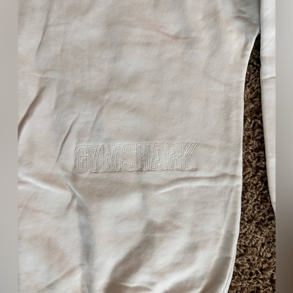 White Oversized Gymshark Crewneck - Picture 2 of 5